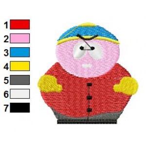 South park Eric Cartman 02 Embroidery Design